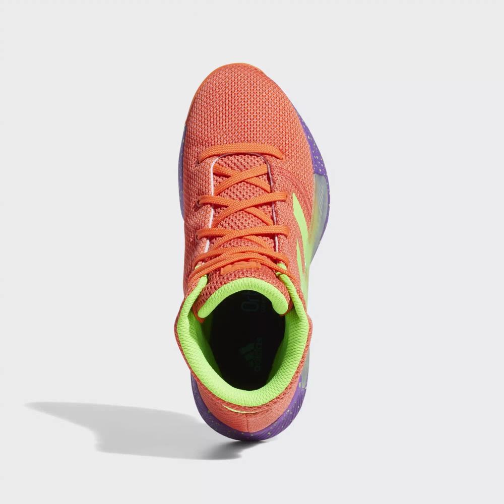 Adidas Pro Bounce Madness 2019 Tenis De Basketball Naranjas Para Niño (MX-83043)